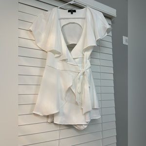 White Lulu’s Romper